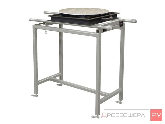 Выдвижной стол для пескоструйной камеры 800 мм поворотный до 300 кг нагрузки арт. 130.11.000.300