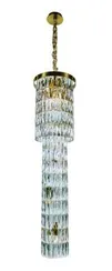 2727P/8A PLATING BRASS+CLEAR (1) Люстра NW