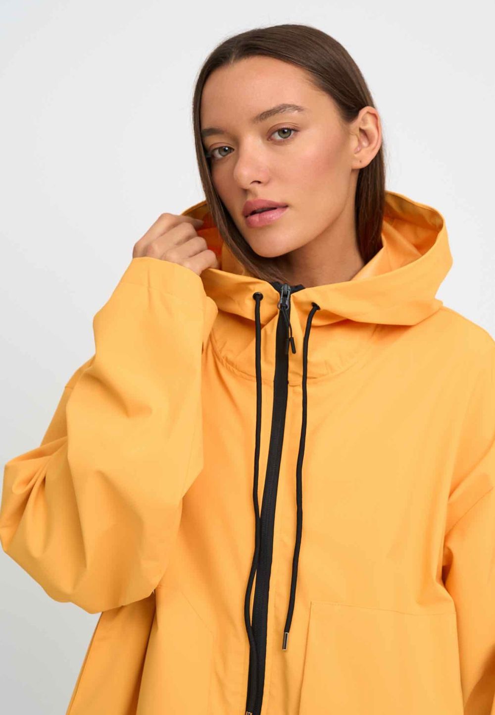 Плащ Kefirmaykifer Оверсайз желтый