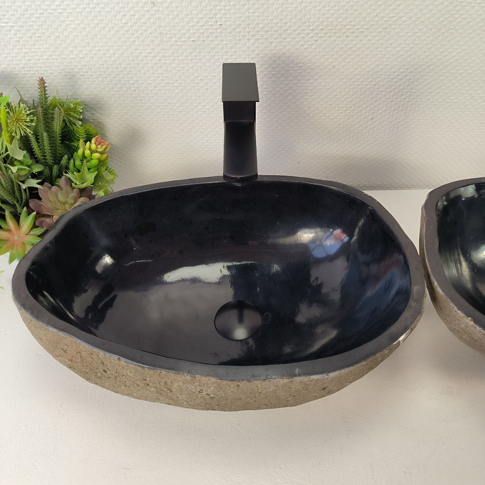 Раковина из речного камня ПАРА! RS-65537 47*32*15 0865