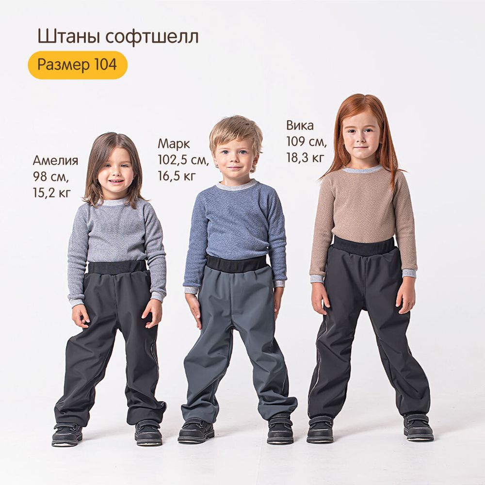 Брюки Softshell демисезонные "Графит"