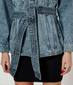 Джинсовая куртка ICON_1 HUGO - голубой(50530298)