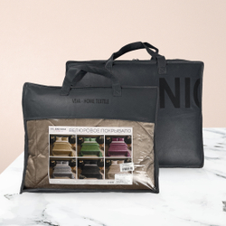 Велюровое покрывало в клетку OVL047