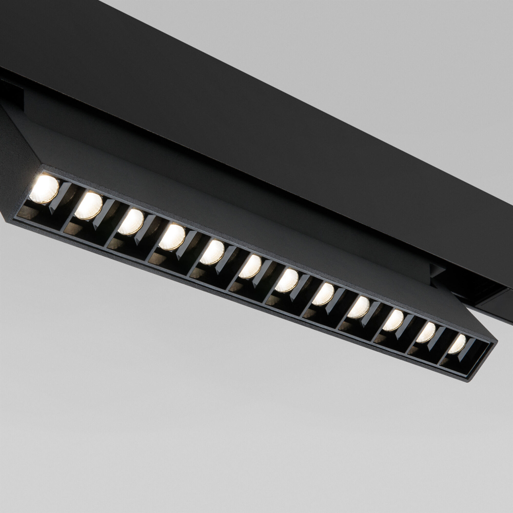 Slim Magnetic Умный трековый поворотный светильник 12W 2700-6500K Dim HL02 черный 85195/01