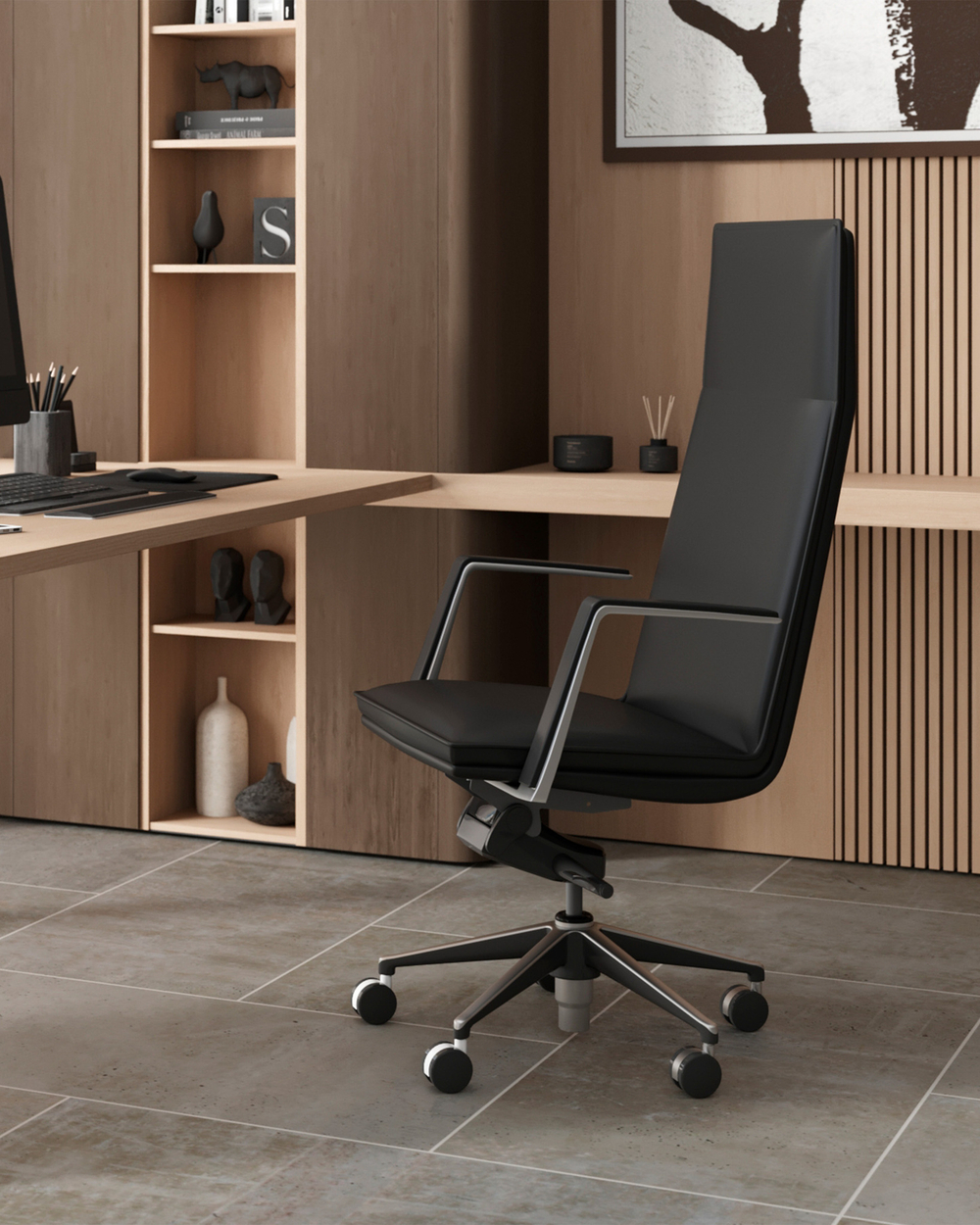 Кресло руководителя TopChairs Arrow черный