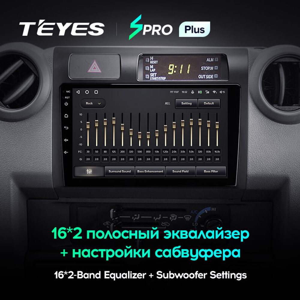 Teyes SPRO Plus 9" для Toyota Land Cruiser 70 2007-2020