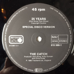 Винтажная виниловая пластинка LP The Catch 25 Years (Germany 1983) 45 RPM Maxi Single