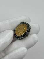 Накладка на пуговицу в виде монеты