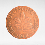 Germany, 1 Pfennig - Bank of German States, 1948, (Hamburg Mint - "J"), VF