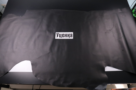 Уценка: 1,4-1,6 Кожа Краст Коди плюс черный к/к 206 дм²