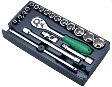 Ложемент 1/2"с набором головок и аксессуары