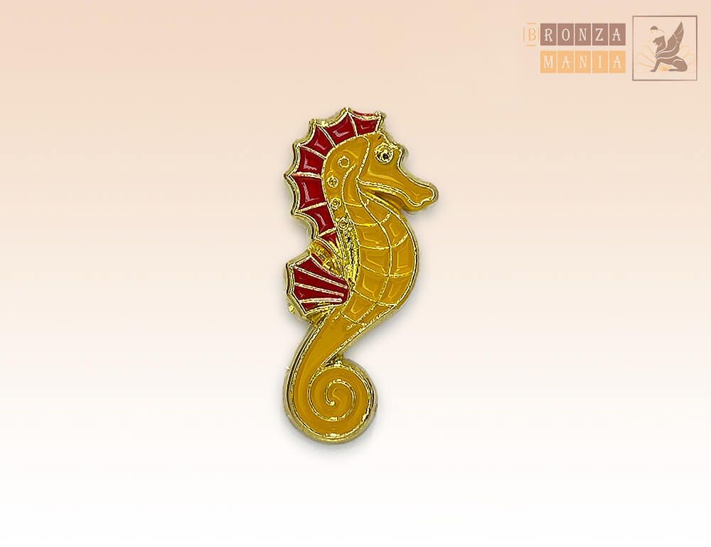 значок Морской конек