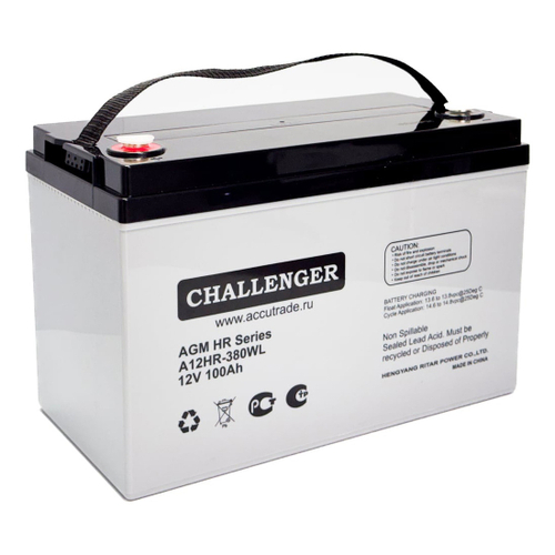 Аккумулятор Challenger A12HR-380WL (AGM)