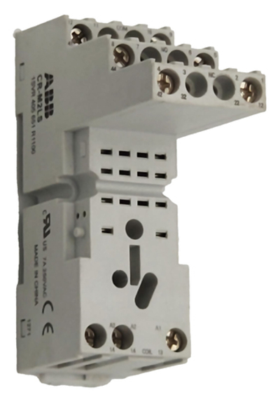 3шт Логический цоколь для реле ABB CR-M 2ПК ABB CR-M2LS 1SVR405651R1100