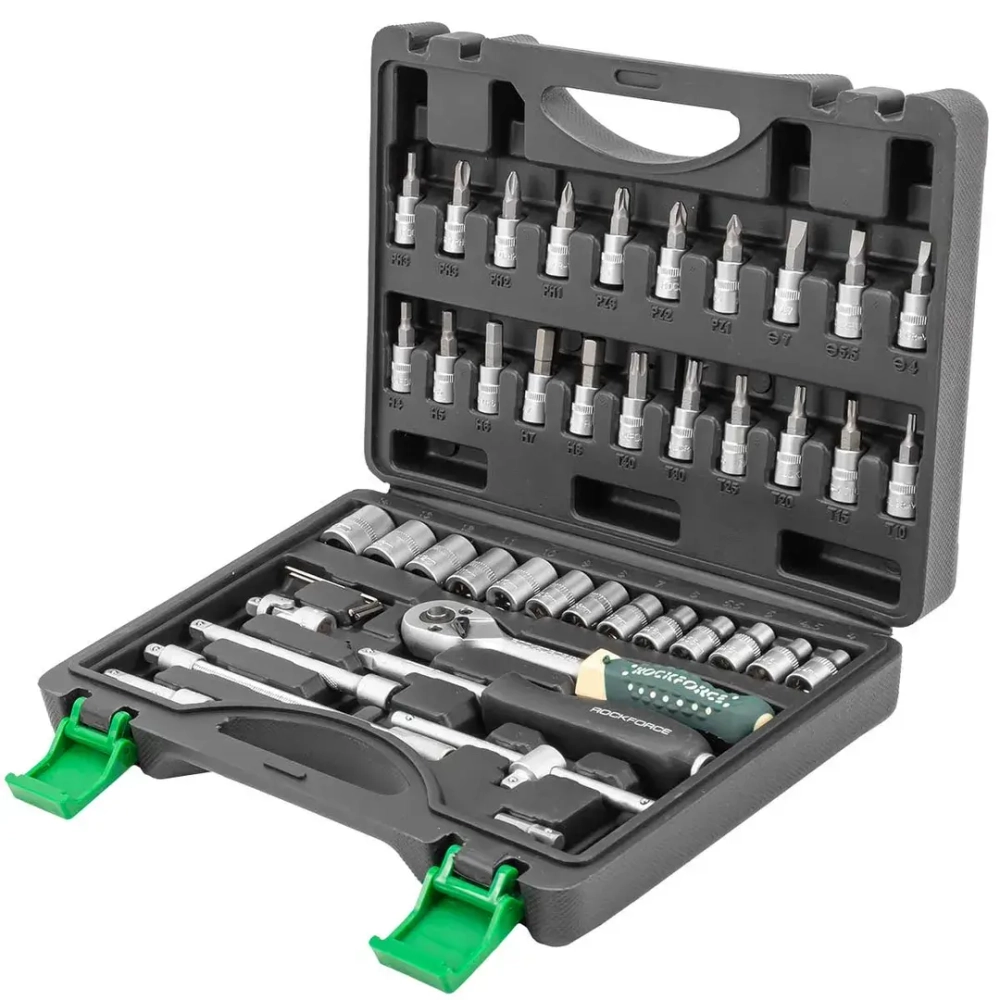 Набор инструмента 46пр. 1/4''(6-гран.)(4-14мм) RockForce##Rock FORCE RF-2462-5