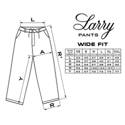 Штаны Larry Pants PRO series Boiled canvas one pocket Wide Fit (orange)