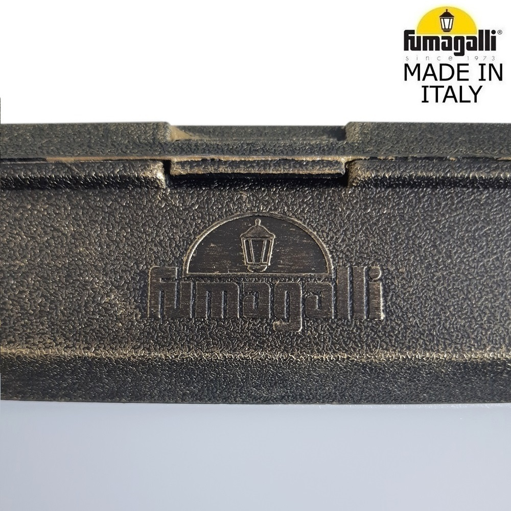 Уличный настенный светильник Fumagalli GUIZEPPE 4P2.000.000.BYF1R