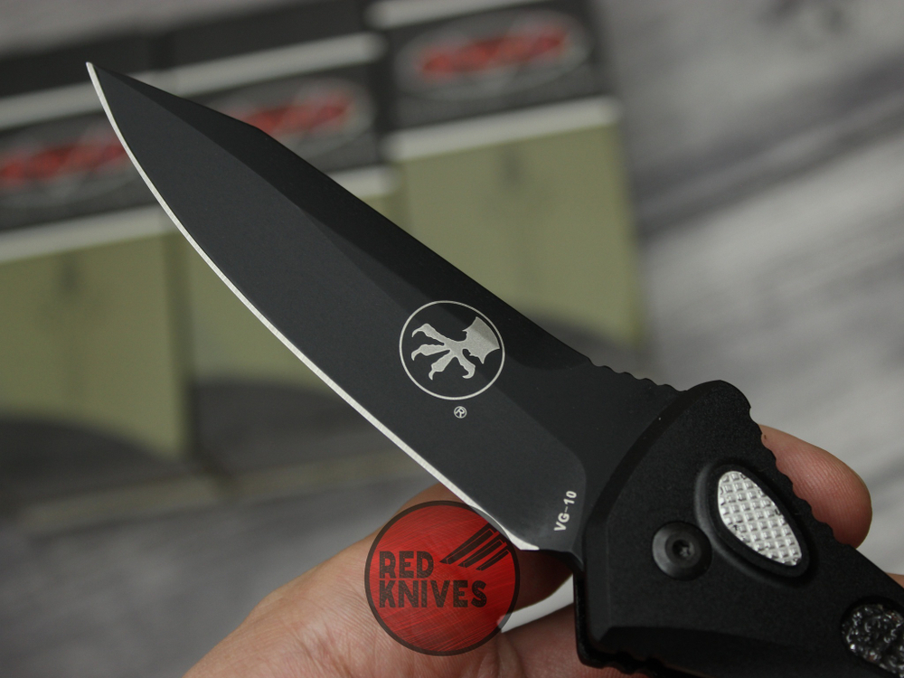 Нож Microtech Socom Auto Black Drop Socom Auto Black Drop УЦЕНКА (Причина Лфют клинка)