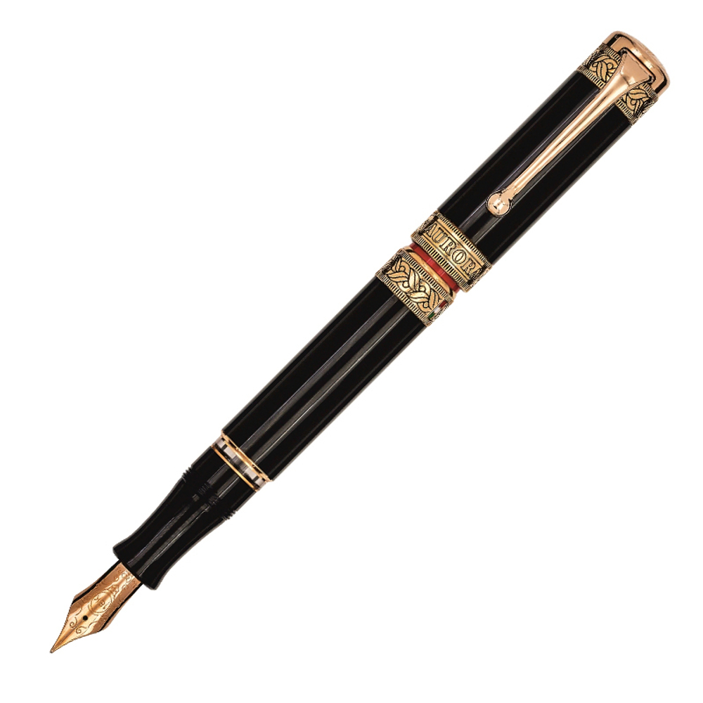 Перьевая ручка Aurora Dante Inferno black GT перо - М