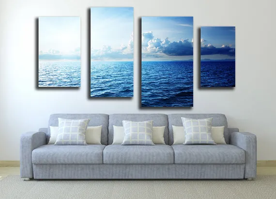 Модульная картина "Синее море"