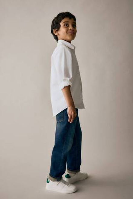 H&M Джинсы Relaxed Fit, выцветший синий