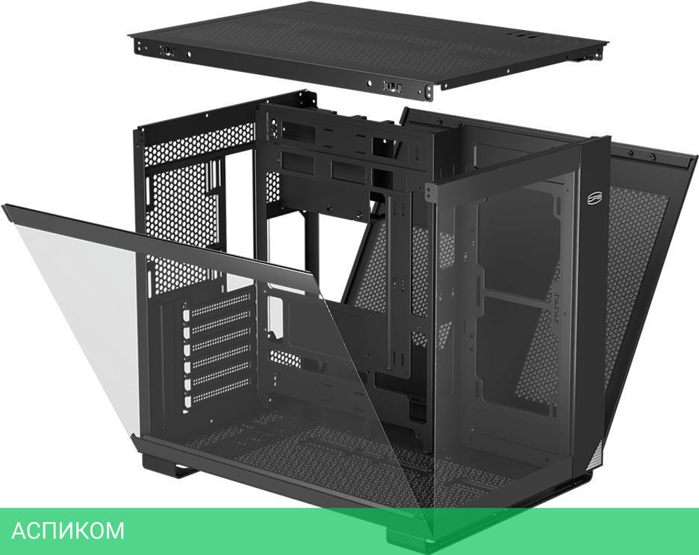 Корпус PCCooler C3 T500 BK черный без БП (C3-T500BKD0-GL)