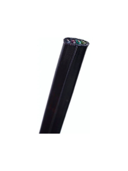 Gembird Кабель телефонный 100м (4-х жильный, 2 пары, плоский) черный