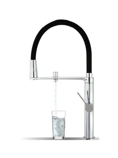 Смеситель для кухни с подключением фильтра питьевой воды с магнитным держателем KITCHEN 898801МС