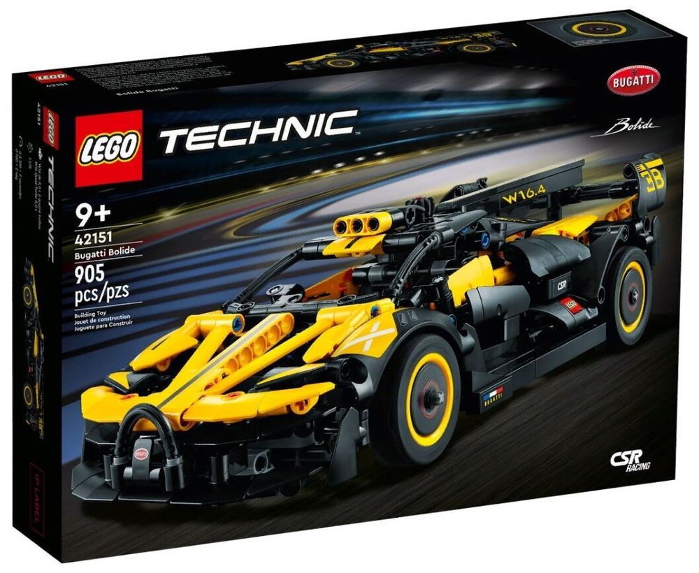 Конструктор LEGO Technic 42151 Бугатти Болид