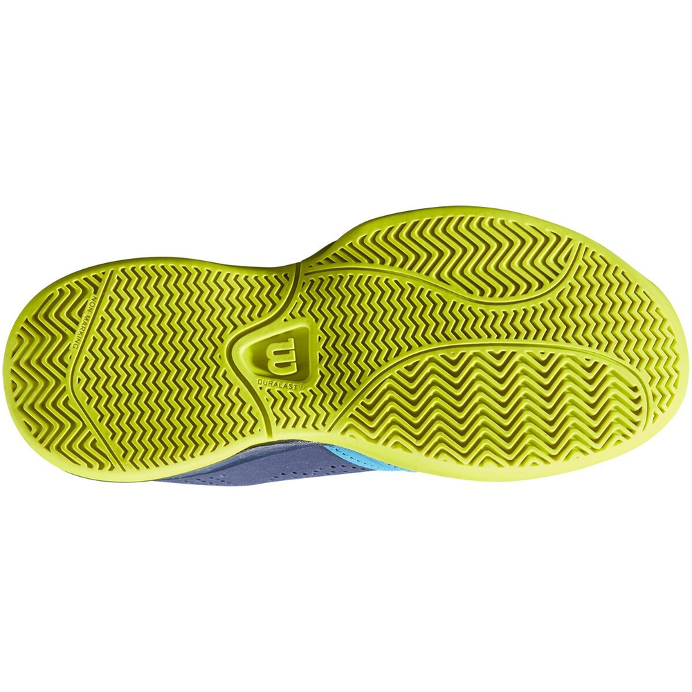 детские Кроссовки теннисные Wilson Kaos K Junior - barrier reef/navy blazer/lime