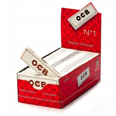 Бумага для сигарет блок "OCB" White №1 Single 50л*50шт.
