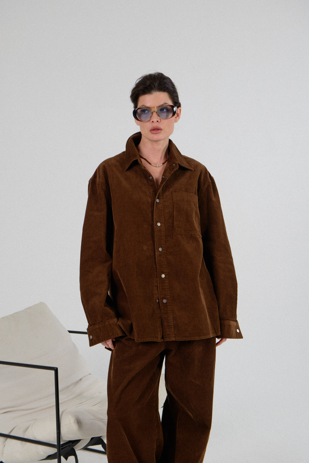 Рубашка вельветовая EVELYN