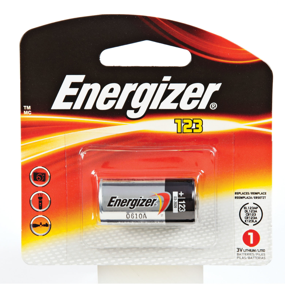 Батарейка для фототехники CR123A Energizer