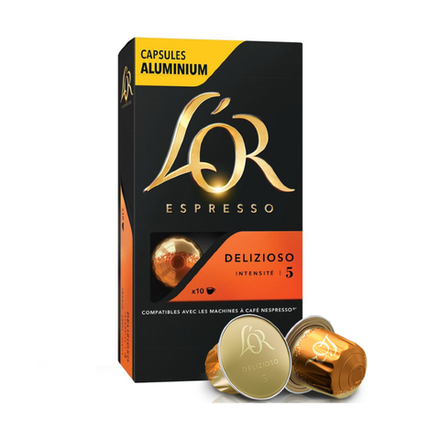 Кофе в капсулах для Nespresso L’OR Espresso Delizioso, 10шт