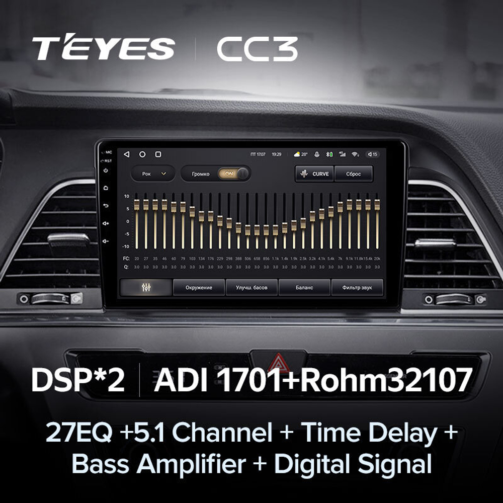 Teyes CC3 9" для Hyundai Sonata 2014-2017