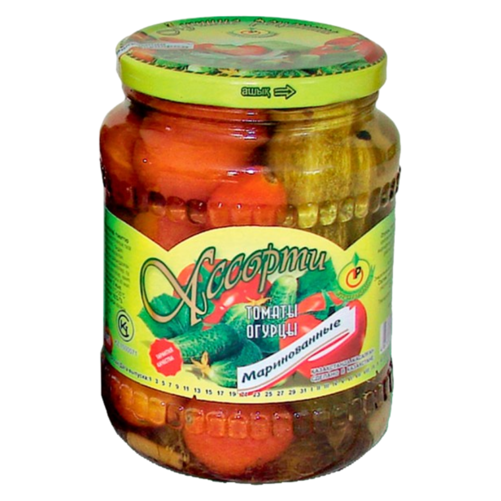 Овощное ассорти №2 Томаты и огурцы 670 мл