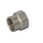 Муфта латунь никель переходная Ду 15х10 (1/2"х3/8") ВР/ВР RTP (РосТурПласт) 25170