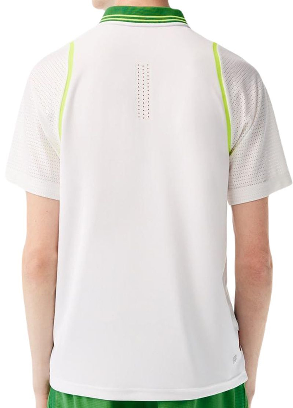 Мужское теннисное поло Lacoste Sport Roland Garros Edition Logo Polo Shirt - white