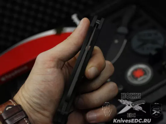 Нож складной Spyderco Para 3 223GPBK c клинком сатин CPM-S45VN, рукоять черная G10