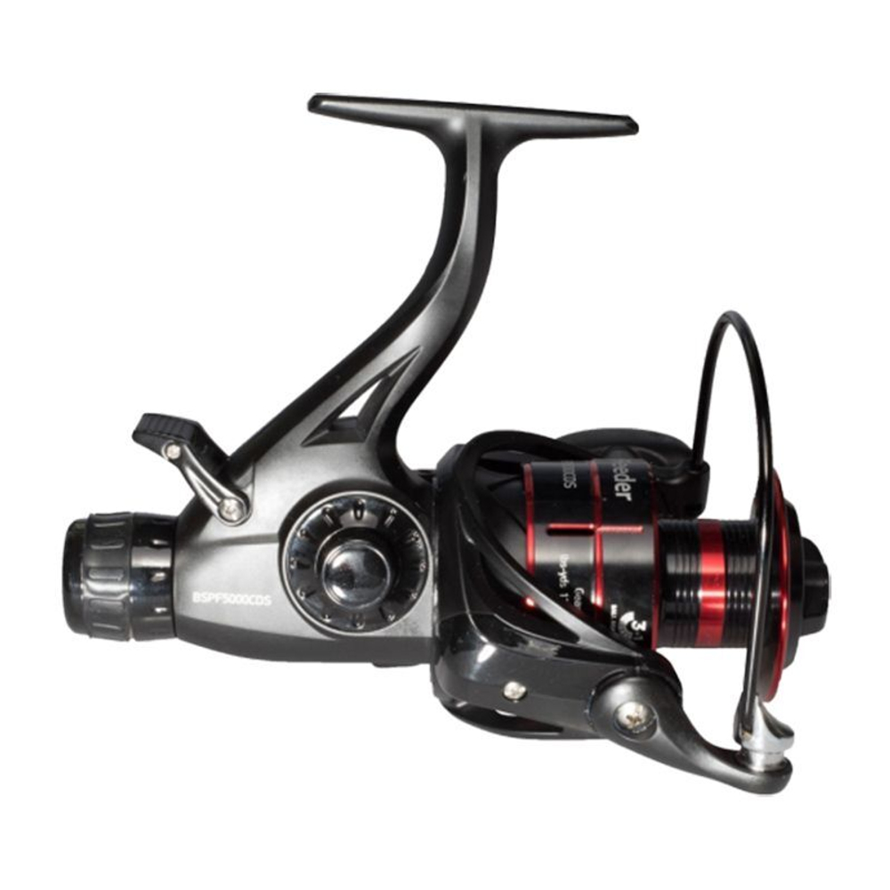 Катушка для рыбалки безынерционная фидерная Black Side Pro Feeder CDS (3+1 подш.)