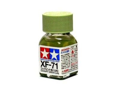 XF-71 Краска Tamiya Зеленый Кокпит Матовая (Cockpit Green IJN), эмаль 10мл