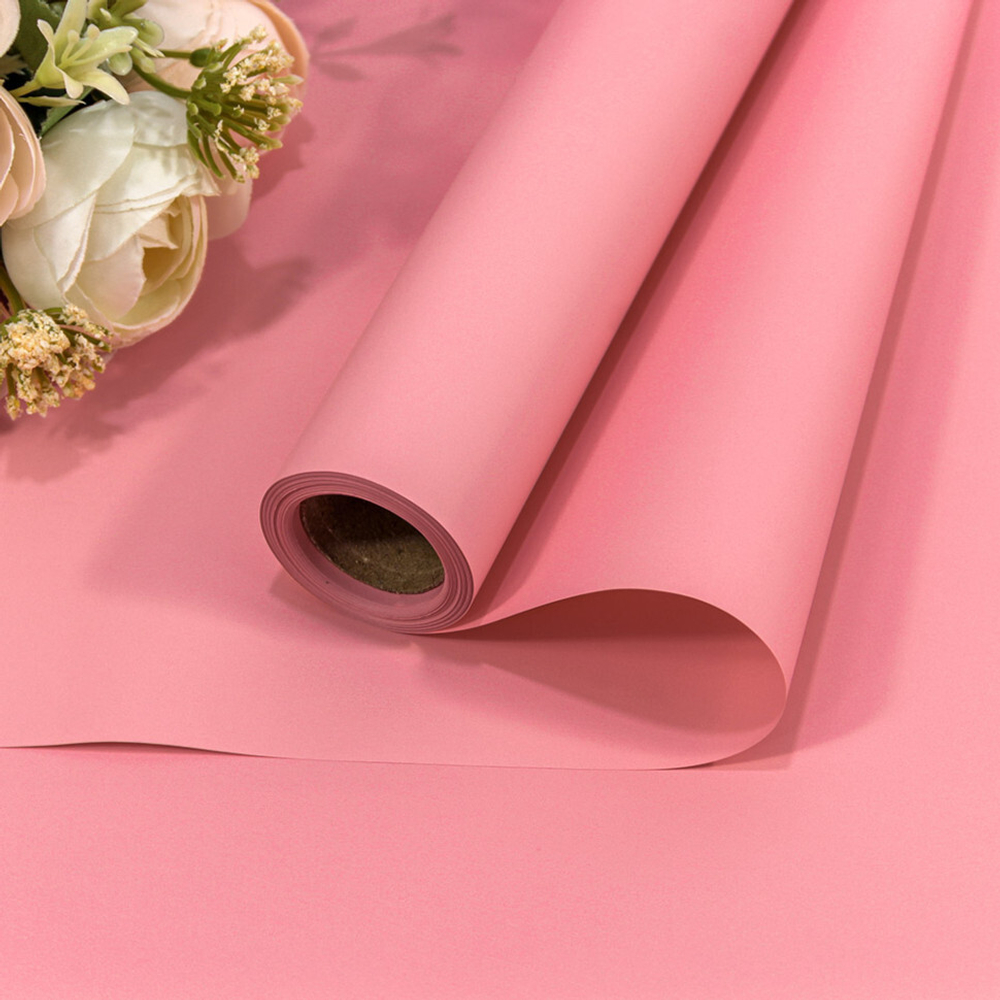 Пленка В рулоне 10 м х 58 см "Корейская" (Розовый)