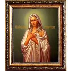 Мария Египетская Преподобная. Икона на холсте