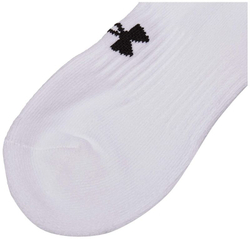 Теннисные носки Under Armour Unisex UA Core No Show 3Pack Socks - white/black