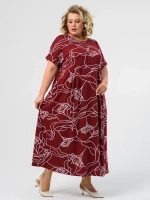 Платье женское "Маки"