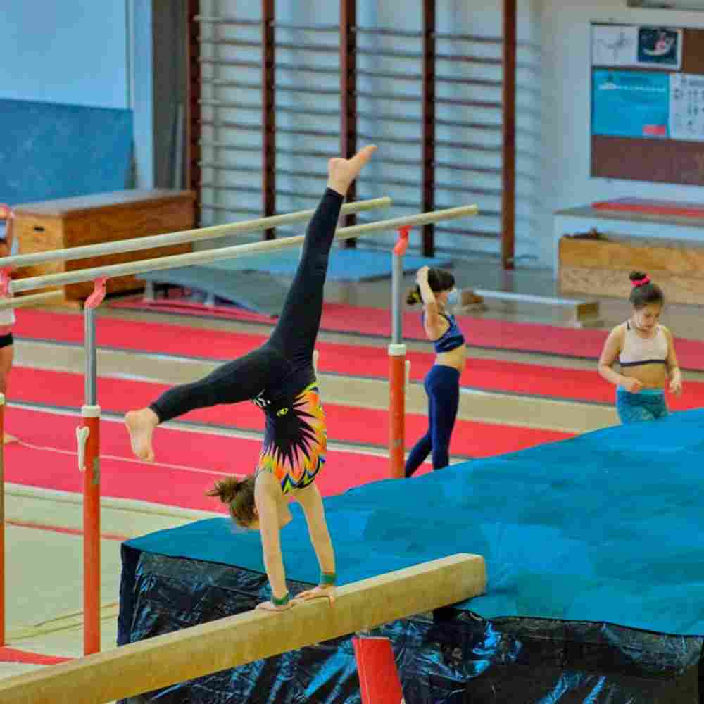 Надувная подушка «GymAir» для гимнастики и батутных центров, 5,2×3,2×0,95 м