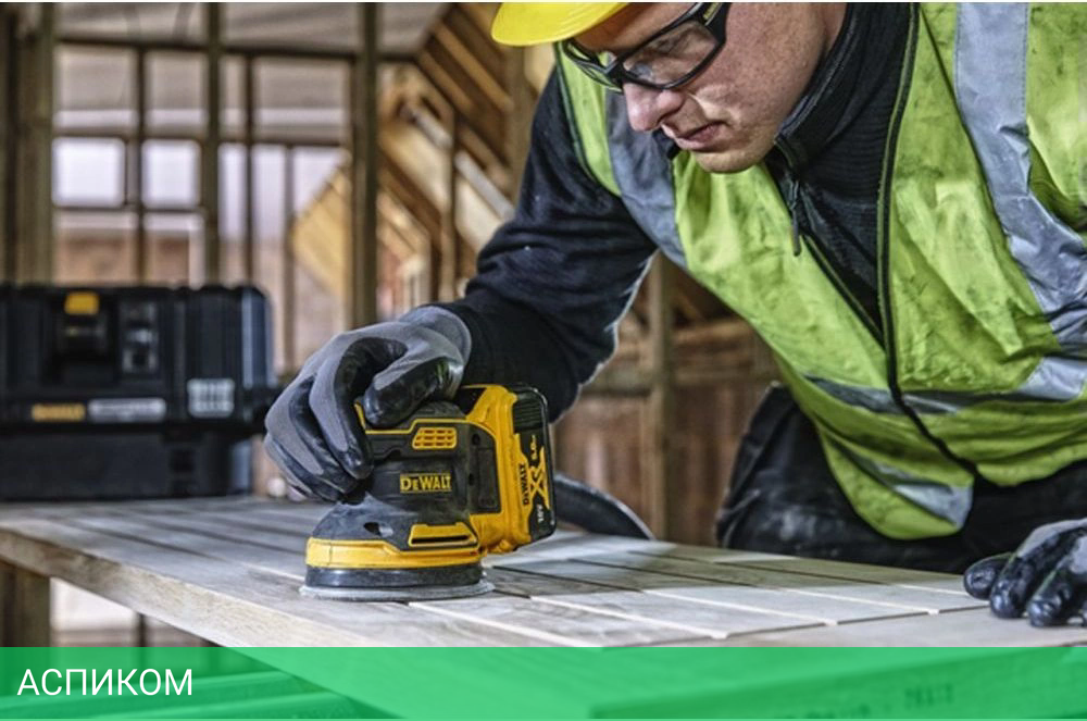 Эксцентриковая шлифмашина DeWalt DCW210N