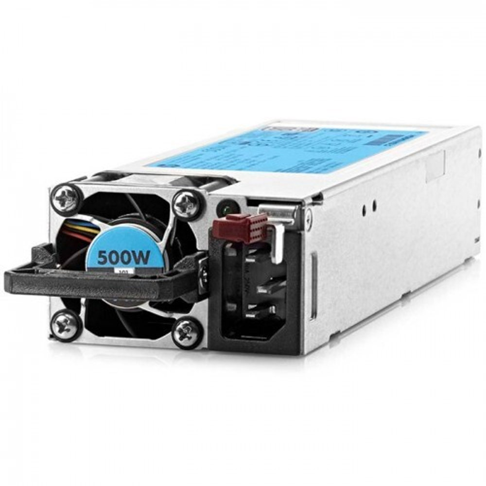 Блок питания серверный HPE 500W Flex Slot Platinum Hot Plug Power Supply Kit (865408-B21, 865398-001, 865399-501, 866279-001, HSTNS-PC40-1)