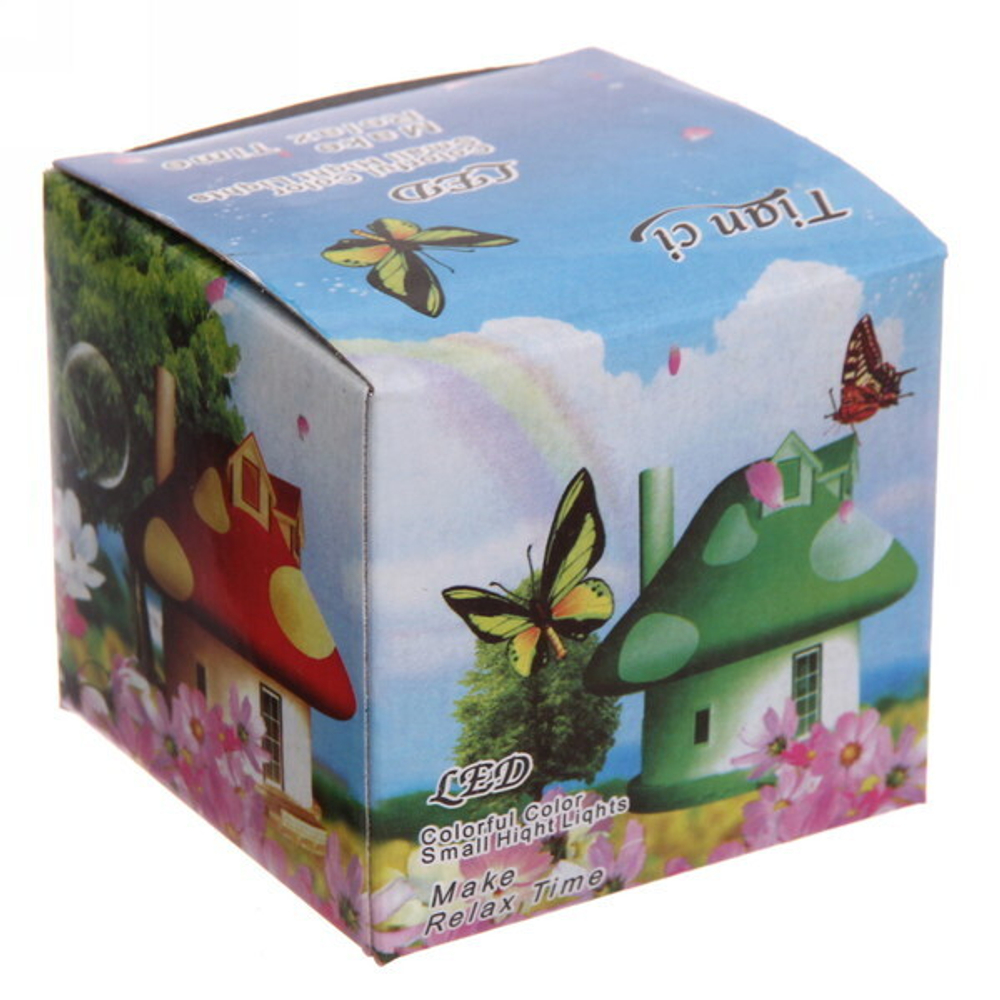 Светильник-ночник «Добрый сон-Роза» 6*3,5см LED на батарейках, цвета микс