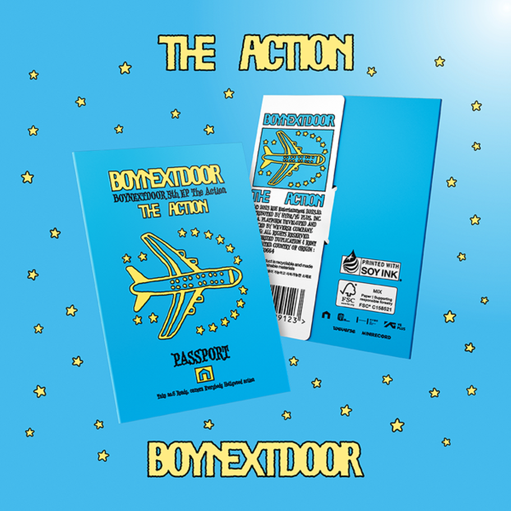 Альбом BOYNEXTDOOR - 5th EP Album [The Action] (Weverse Albums ver.)
